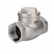 Клапан обратный VCT3232-T 1 Ду25 Ру16 ZGY резьбовой, поворотный, корпус - нержавеющая сталь CF8М/AISI 316, диск - нержавеющая сталь CF8М/AISI 316, уплотнение - PTFE