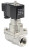 Клапан электромагнитный VS1031-PT-NC-24VAC 1″ Ду25 Ру16 соленоидный двухходовой поршневой, резьбовой, корпус - нержавеющая сталь AISI 304, уплотнение - PTFE, пилотного действия, нормально закрытый, катушка - 24В AC