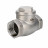 Клапан обратный VCT3232-T 1 1/2 Ду40 Ру16 ZGY резьбовой, поворотный, корпус - нержавеющая сталь CF8М/AISI 316, диск - нержавеющая сталь CF8М/AISI 316, уплотнение - PTFE