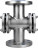 Стекло смотровое SG2-35S-F тип В ГОСТ 21836-2021 Ду80 Ру16 нержавеющая сталь, фланцевое