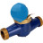 Счетчик воды универсальный крыльчатый MKУ2и Ду25 Ру16 с импульсным выходом, многоструйный, чугунный, резьбовой, L=260мм