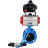 Затвор дисковый поворотный WBV1313E-2W-F-H Ду150 Ру16 фланцевый, корпус - чугун GGG40, диск - чугун GGG40, уплотнение - EPDM, с пневмоприводом PA-DA-130, пневмораспределителем 4V320-08 AC220V и БКВ APL-410N EX