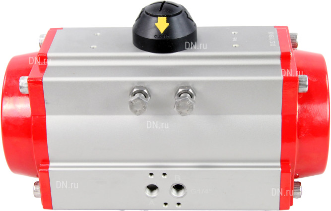 Пневмопривод PA-SA-052 с возвратными пружинами, ISO-фланец F03/F05, квадрат 11