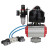 Кран шаровой BV3232P(4pc)-SP-3WL-T-ISO-H 3/8″ Ду10 Ру63 стандартнопроходной трехходовой L-тип, нержавеющая сталь SS316, внутренняя резьба, PTFE, с пн.приводом PA-SA-052 пн.распределителем 4V320-08 AC220V БПВ AFC2000 БКВ APL-510N-EX