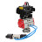 Кран шаровой BV3232P(4pc)-SP-3WL-T-ISO-H Ду50 Ру63, стандартнопроходной, четырехсоставной, корпус - нержавеющая сталь 316, уплотнение - PTFE, внутренняя резьба, с пневмоприводом PA-SA-083, пневмораспределителем 4V320-10 AC220V, БКВ APL-410N Ex