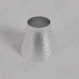 Переход 133х5-57х3 оцинкованный концентрический сварной ГОСТ 17378-2001