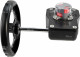 Редуктор четвертьоборотный HGB RQN4-1200Z с индикатором положения, корпус - алюминий, штурвал - 300 мм, квадрат штока 27х27, F10/F12