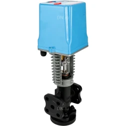 Клапан запорно-регулирующий VSR1-13V-PED-F Ду50 Ру16 Kv40м3/ч, односедельный, фланцевый, корпус - чугун EN-JS1025, уплотнение - фторкаучук (Viton, FPM) с электроприводом XCK220-1500 AC220В