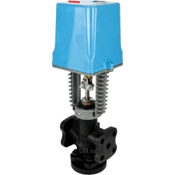 Клапан запорно-регулирующий VSR1-13V-PED-F Ду50 Ру16 Kv40м3/ч, односедельный, фланцевый, корпус - чугун EN-JS1025, уплотнение - фторкаучук (Viton, FPM) с электроприводом XCK220-1500 AC220В