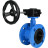 Затвор дисковый поворотный WBV1313E-2W-F-H Ду50 Ру16 фланцевый, корпус - чугун GGG40, диск - чугун GGG40, уплотнение - EPDM, с редуктором HAM RQN1-180Z-T40