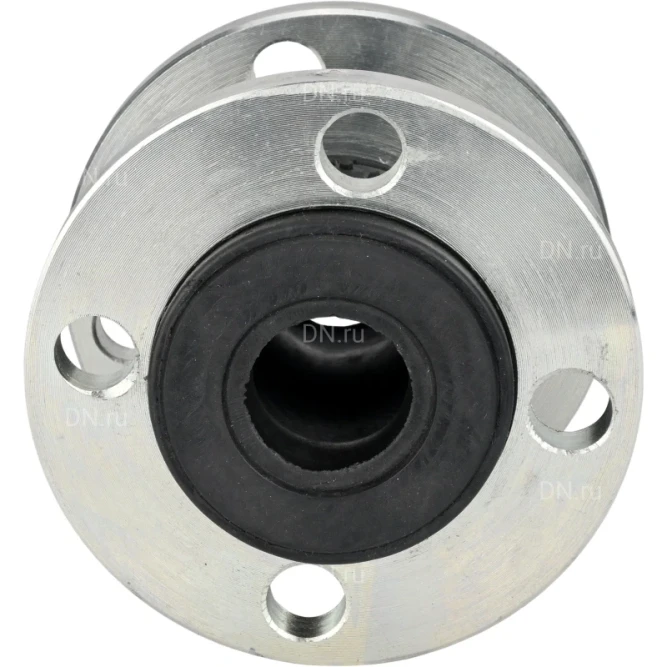 Компенсатор резиновый CR-E25-F Ду25 Ру16, резиновая вставка (корпус) - EPDM, тип присоединения - фланцевый, материал фланцев - сталь углеродистая оцинкованная