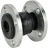 Компенсатор резиновый CR-E25-F Ду25 Ру16, резиновая вставка (корпус) - EPDM, тип присоединения - фланцевый, материал фланцев - сталь углеродистая оцинкованная