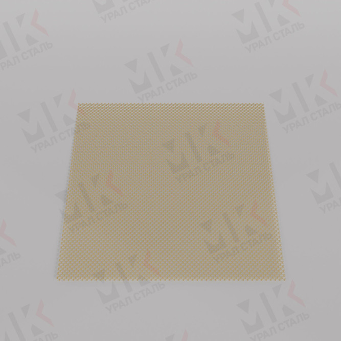 Латунная сетка 2.5х0.5 мм Л80 тканая ГОСТ 3826-82