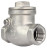 Клапан обратный VC3232P-T 1/2″ Ду15 Ру16 муфтовый, поворотный, корпус - нержавеющая сталь, диск - нержавеющая сталь, уплотнение - PTFE