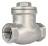 Клапан обратный VC3232P-T 1/2″ Ду15 Ру16 муфтовый, поворотный, корпус - нержавеющая сталь, диск - нержавеющая сталь, уплотнение - PTFE