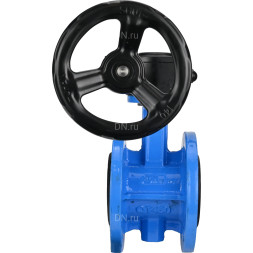Затвор дисковый поворотный WBV1313E-2W-F-H Ду80 Ру16 фланцевый, корпус - чугун GGG40, диск - чугун GGG40, уплотнение - EPDM, с редуктором HAM RQN1-180Z-T40