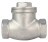 Клапан обратный VC3232P-T 3/4″ Ду20 Ру16 муфтовый, поворотный, корпус - нержавеющая сталь, диск - нержавеющая сталь, уплотнение - PTFE