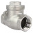 Клапан обратный VC3232P-T 1″ Ду25 Ру16 муфтовый, поворотный, корпус - нержавеющая сталь, диск - нержавеющая сталь, уплотнение - PTFE