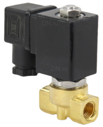 Клапан электромагнитный VS700-PT-NC-24VDC 1 1/4″ Ду32 Ру5 соленоидный двухходовой, корпус - латунь, уплотнение - PTFE, присоединение - внутренняя резьба, прямого действия, нормально закрытый, с нулевым перепадом давления, катушка - 24В