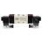 Пневмораспределитель 4V320-08 AC220V 1/4″ бистабильный, пятиканальный, с двусторонним ЭМУ (подключение со шлангами)