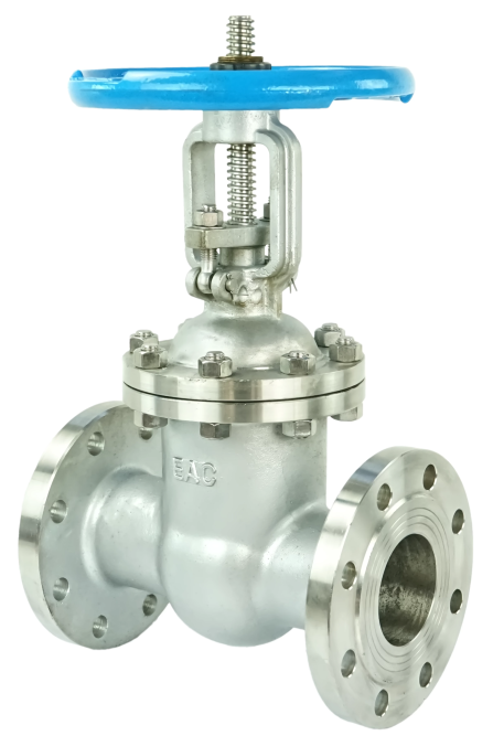 Задвижка клиновая 30нж64нж GVWR3131M-2W-F-S Ду80 Ру25 фланцевая, корпус - нержавеющая сталь 304, материал клина - нержавеющая сталь 304, уплотнение - металл, со штурвалом GAIR