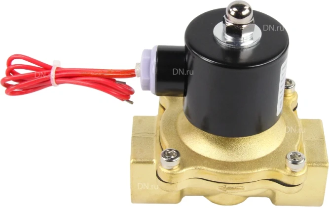 Клапан электромагнитный VS100-ET-NC-24VAC 1″ Ду25 Ру10 прямого действия двухходовой, корпус - латунь, присоединение - внутренняя резьба, уплотнение - EPDM, нормально-закрытый, катушка - 24 В AC