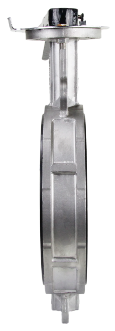 Затвор дисковый поворотный WBV3232N-2W-Fb-H Ду250 Ру16 межфланцевый, корпус - нержавеющая сталь 316L, диск - нержавеющая сталь 316L, уплотнение - NBR, с рукояткой, квадрат 22х22, F10