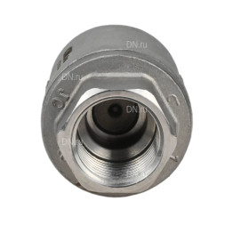 Клапан обратный VCS3232P-T 1/2″ Ду15 Ру16 резьбовой, пружинный, корпус - нержавеющая сталь 316, диск - нержавеющая сталь 316, уплотнение - металл