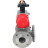 Кран шаровой BV3232P(4pc)-FP-3WL-F Ду32 Ру16 полнопроходной трехходовой, фланцевый, корпус - нержавеющая сталь SS316, с пневмоприводом PA-SA-083 с возвратными пружинами и БКВ APL-210N