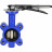 Затвор дисковый поворотный WBV1616N-2W-Fb-H Ду65 Ру16 LUG межфланцевый, корпус - чугун QT450, диск - чугун QT450, уплотнение - NBR, с рукояткой