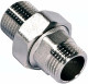 Соединение разъемное (американка) А-304-НР-НР-PTFE 2″ Ду50 Ру20 с уплотнением под гайкой по плоскости, корпус - нержавеющая сталь AISI 304, присоединение - наружная/наружная резьба, тип резьбы - BSPT