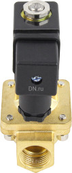 Клапан электромагнитный VS400-NT-NC-24VDC 1/2″ Ду15 Ру16, соленоидный двухходовой, корпус - латунь, уплотнение - NBR, резьбовой, нормально-закрытый, пилотный, катушка - 24В