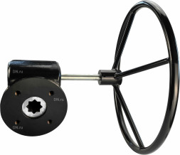 Редуктор четвертьоборотный HARC RQN2-2640Z-T55 корпус - высокопрочный чугун EN-GJS-450-10/ВЧ45