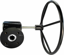 Редуктор четвертьоборотный HARC RQN2-2640Z-T55 корпус - высокопрочный чугун EN-GJS-450-10/ВЧ45