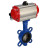 Затвор дисковый поворотный WBV1432N-2W-Fb-H Ду200 Ру16, корпус - чугун GGG50, диск - нержавеющая сталь 316L, уплотнение - NBR, с пневмоприводом PA-DA-130 двойного действия, пневмораспределителем 4M310-08 DC24V