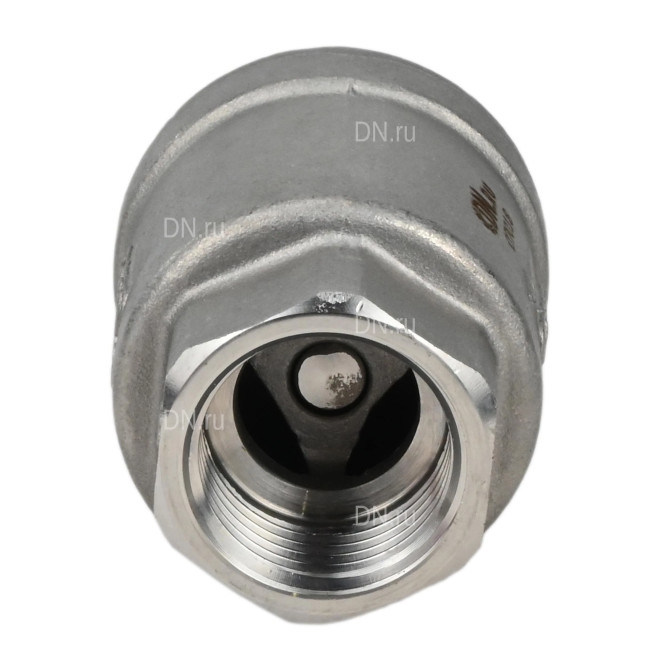 Клапан обратный VCS3232P-T 1″ Ду25 Ру16 резьбовой, пружинный, корпус - нержавеющая сталь 316, диск - нержавеющая сталь 316, уплотнение - металл