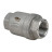 Клапан обратный VCS3232P-T 1″ 1/4 Ду32 Ру16 резьбовой, пружинный, корпус - нержавеющая сталь 316, диск - нержавеющая сталь 316, уплотнение - металл