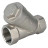 Клапан обратный VCSY3131P-T 1″ 1/2 Ду40 Ру40 Y-образный, резьбовой, пружинный, корпус - нержавеющая сталь 304, диск - нержавеющая сталь 304, уплотнение - PTFE