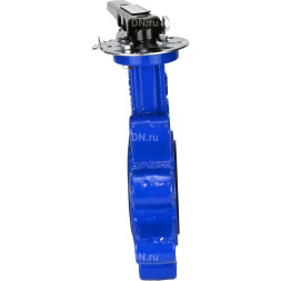 Затвор дисковый поворотный WBV1616N-2W-Fb-H Ду125 Ру16 LUG межфланцевый, корпус - чугун QT450, диск - чугун QT450, уплотнение - NBR, с рукояткой