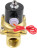 Клапан электромагнитный VS100-NT-NC-24VAC 1″ Ду25 Ру10 прямого действия двухходовой, корпус - латунь, присоединение - внутренняя резьба, уплотнение - NBR, нормально-закрытый, катушка - 24 В AC
