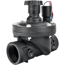 Клапан электромагнитный VS1141-NT-NC-24VDC 1 1/2″ Ду40 Ру10 соленоидный двухходовой пилотного действия, корпус - пластик PA66, уплотнение - NBR, внутренняя резьба, нормально закрытый (НЗ), катушка 24В DC