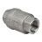 Клапан обратный VCS3232P-T 2″ Ду50 Ру16 резьбовой, пружинный, корпус - нержавеющая сталь 316, диск - нержавеющая сталь 316, уплотнение - металл