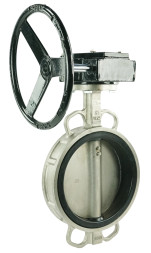 Затвор дисковый поворотный WBV3232E-2W-Fb-H Ду300 Ру16, корпус - сталь 316L, диск - сталь 316L, уплотнение - EPDM,с редуктором RDN RQN5-500Z-T30