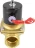 Клапан электромагнитный VS100-NT-NC-24VAC 1 1/2″ Ду40 Ру10 прямого действия двухходовой, корпус - латунь, присоединение - внутренняя резьба, уплотнение - NBR, нормально-закрытый, катушка - 24 В AC