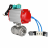 Кран шаровой BV3232P(4pc)-SP-3WL-T-ISO-H WDVF Ду65 Ру40 стандартнопроходной, 3-ходовой L-тип, внутренняя резьба, нержавеющая сталь AISI 316, с пневмоприводом PA-DA-105, пневмораспределителем 4V320-08 AC220V и магнитным переключателем ALS200D