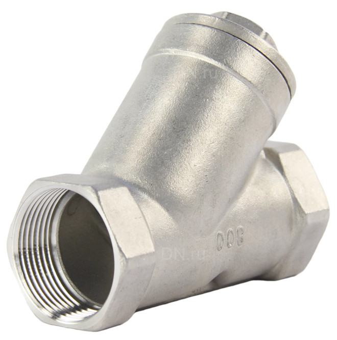 Фильтр сетчатый FMY3232P-T 1 1/4″ Ду32 Ру16, Y-образный, корпус - нержавеющая сталь 316, резьбовой
