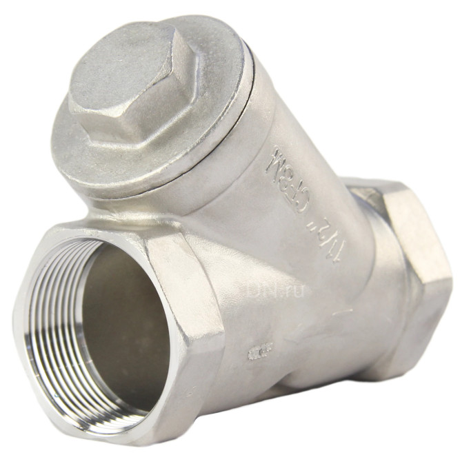 Фильтр сетчатый FMY3232P-T 1 1/2″ Ду40 Ру16, Y-образный, корпус - нержавеющая сталь 316, резьбовой