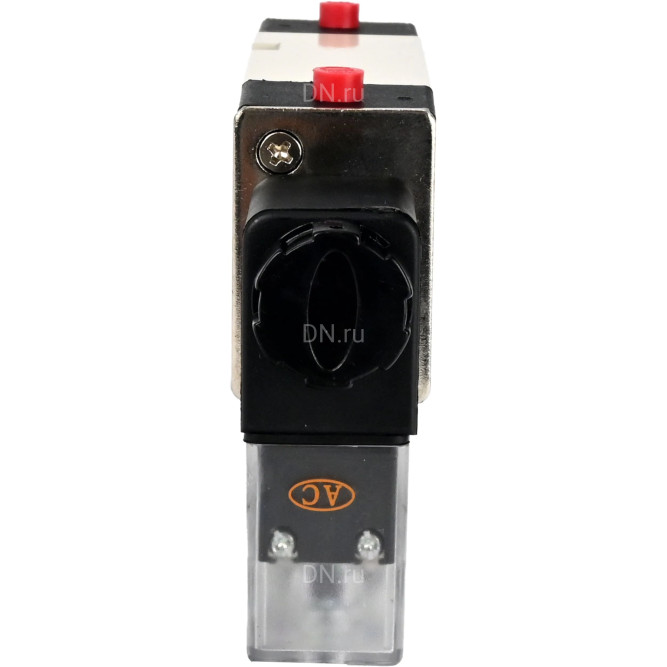 Пневмораспределитель 4M320-08 AC220V 1/4″ бистабильный, пятиканальный, с двусторонним ЭМУ для четвертьоборотных пневмоприводов (на корпус)
