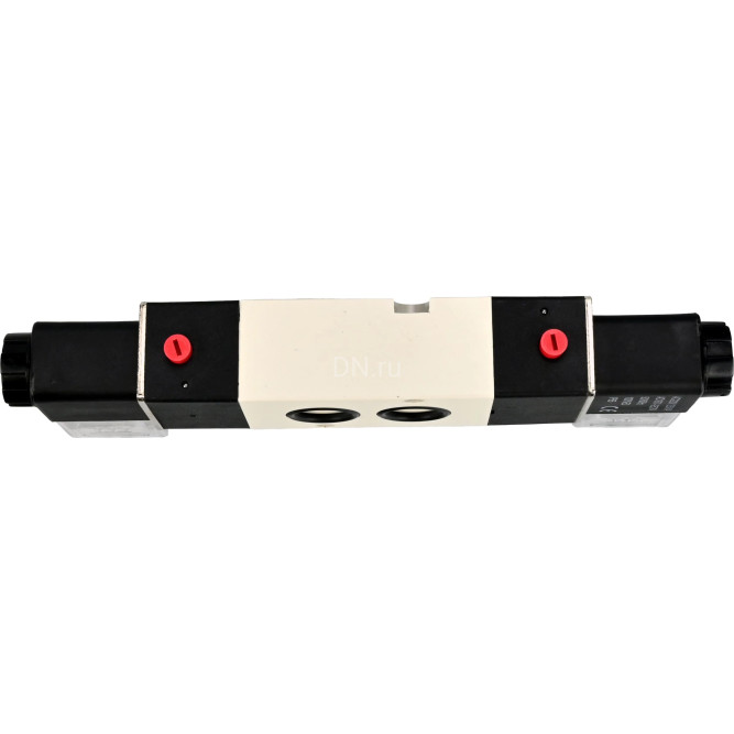 Пневмораспределитель 4M320-08 AC220V 1/4″ бистабильный, пятиканальный, с двусторонним ЭМУ для четвертьоборотных пневмоприводов (на корпус)