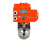 Затвор дисковый поворотный WBV3131S-2W-C-H Ду20 Ру10 кламповый, корпус - пищевая нержавеющая сталь 304, уплотнение - Silicon, с электроприводом QT-N-003EM-O1-24VDC-У1 HARK